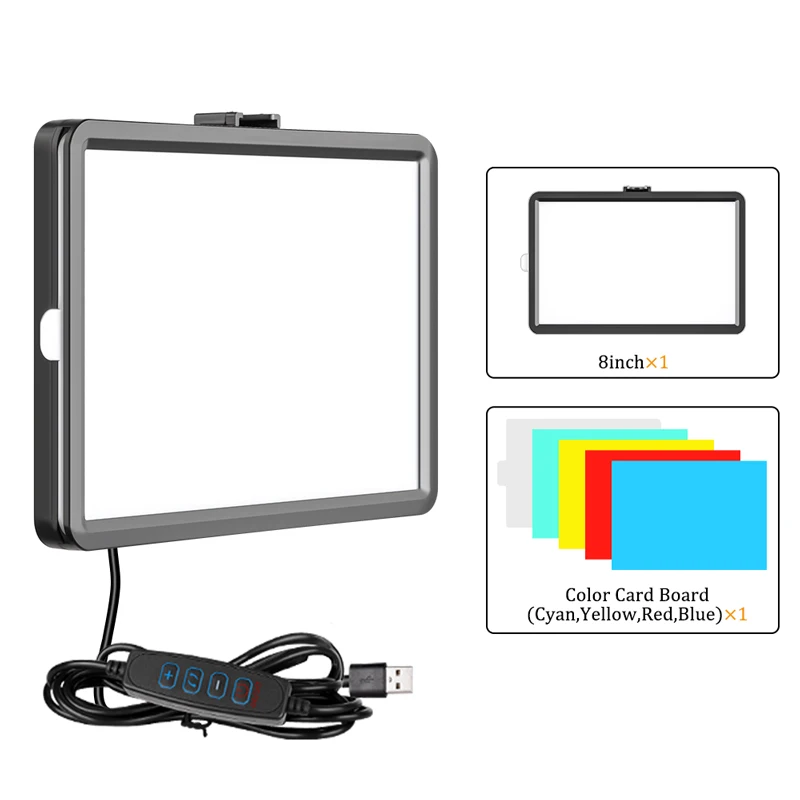 Led Light Panel Stream - 8 Inch LED Fill Lamp Video