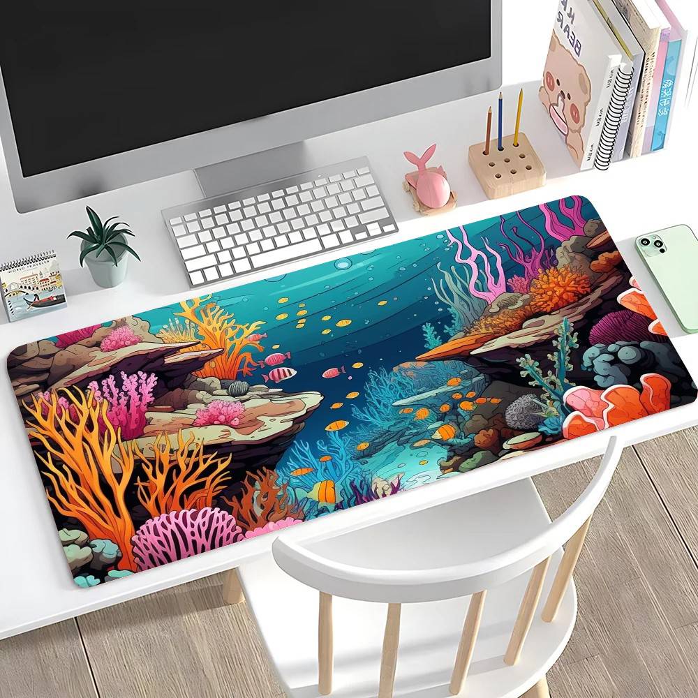 Esports Gaming World - Underwater World Mousepad Non-slip Suitable For
