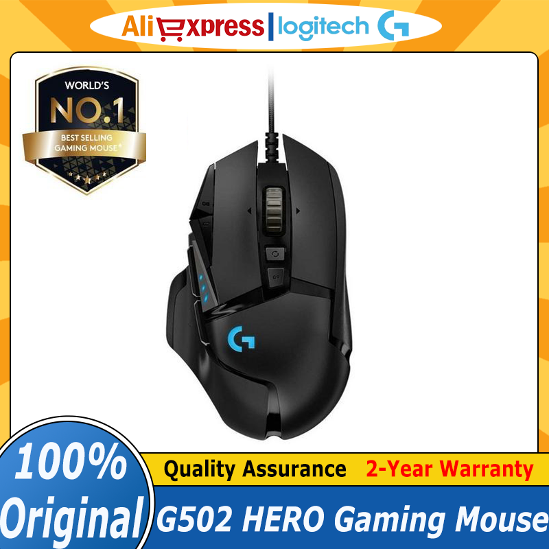 Esports Gaming Mouse Weight Adjustable - Logitech G502 HERO Wired Gaming Mouse