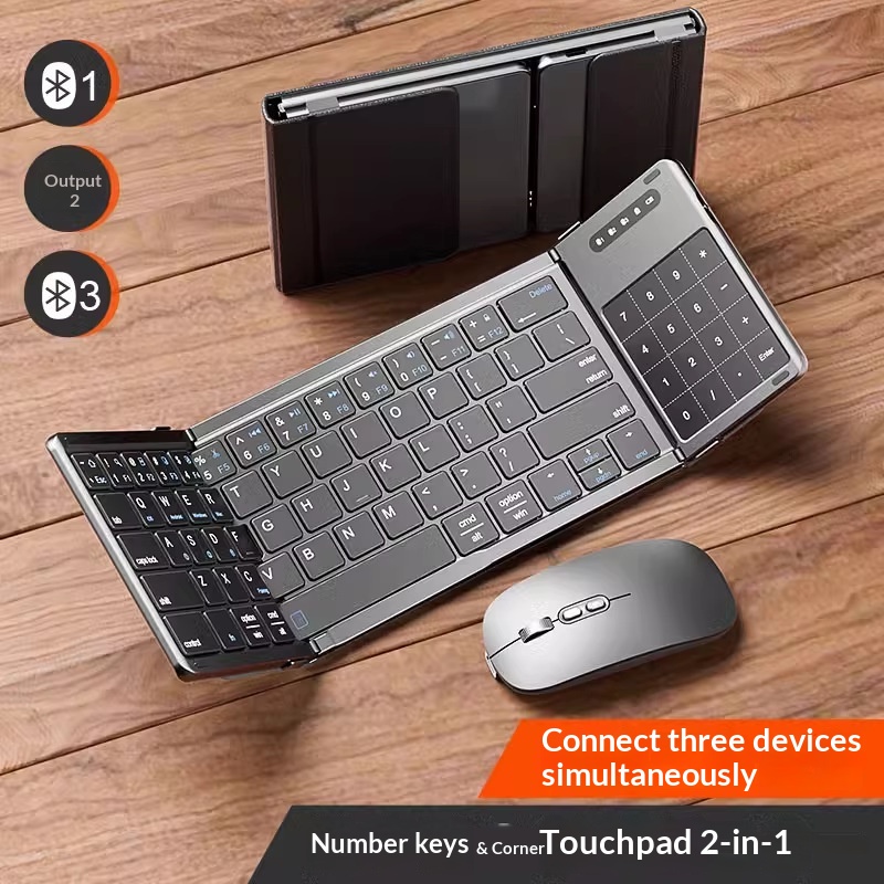 Esports Wireless Gaming Mouse - Mengzu Tri Fold Wireless Bluetooth Keyboard