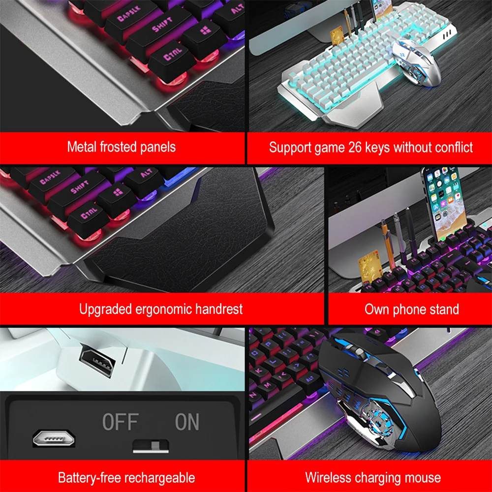 K680 Rechargeable 2.4G wireles - Esports Wireless Gaming Mouse ulasan dan harga