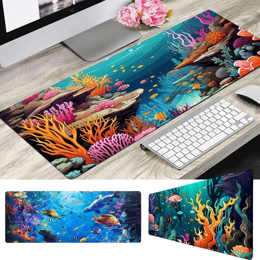 Underwater World Mousepad Non- - Esports Gaming World ulasan dan harga
