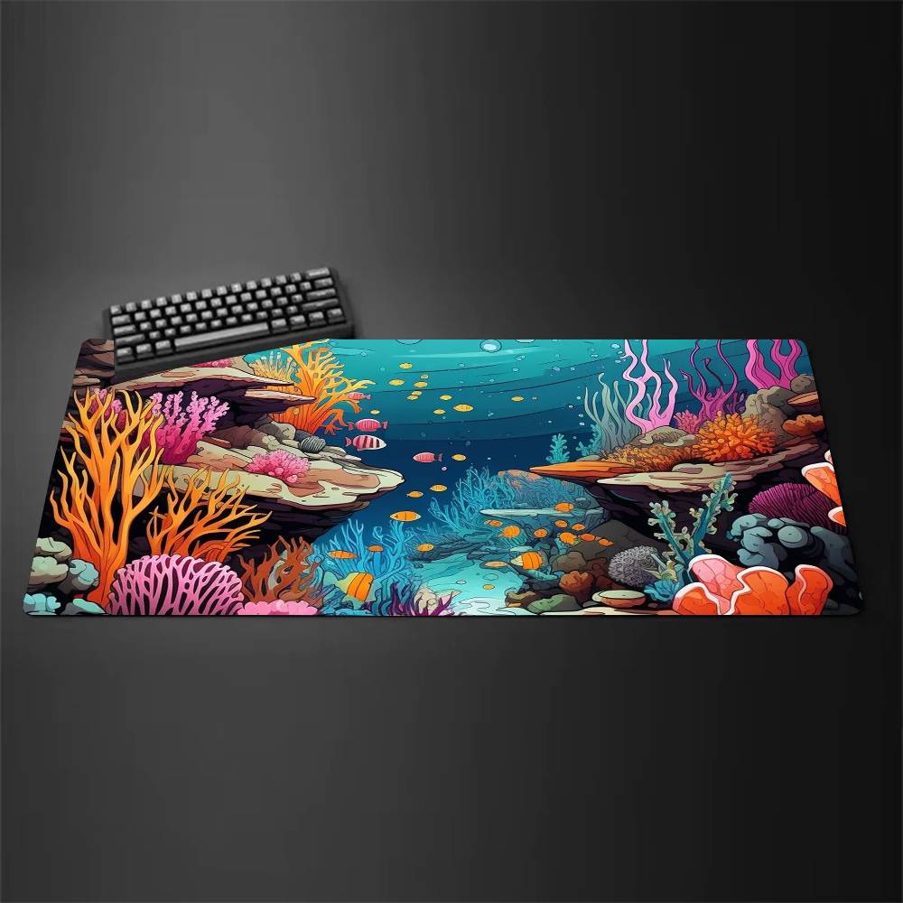 Underwater World Mousepad Non- - Esports Gaming World ulasan dan harga