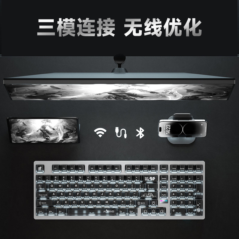 Weika Max102 Aluminum Case Wir - Esports Gaming Keyboard ulasan dan harga