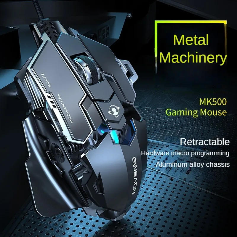 MK500 Esports Gaming Mouse Wir - Esports Gaming Mouse Weight Adjustable ulasan dan harga