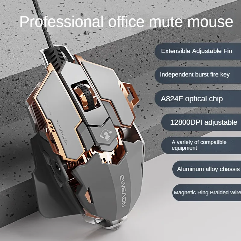 MK500 Esports Gaming Mouse Wir - Esports Gaming Mouse Weight Adjustable ulasan dan harga
