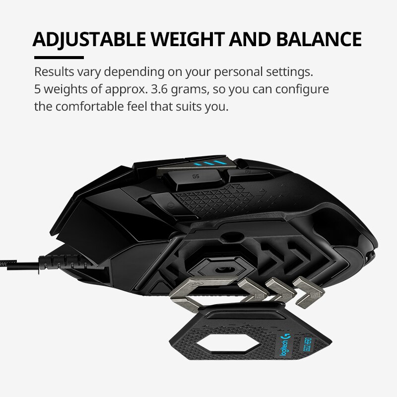 Logitech G502hero Master Wired - Esports Gaming Mouse Weight Adjustable ulasan dan harga