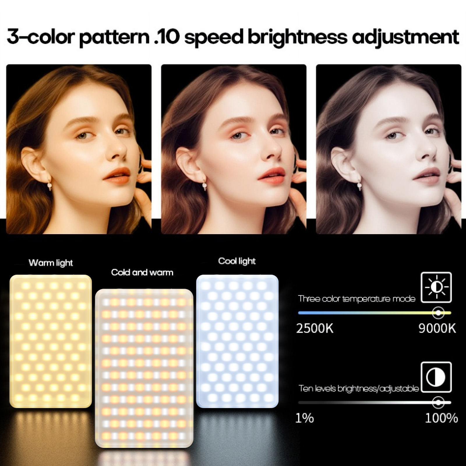 Magnetic Phone Fill Light Dual - Led Light Panel Stream ulasan dan harga