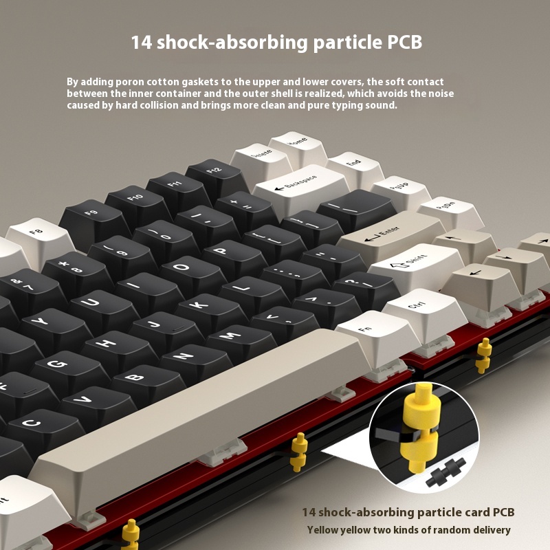 Wireless Bluetooth RAINY75 Cus - Esports Gaming Keyboard ulasan dan harga