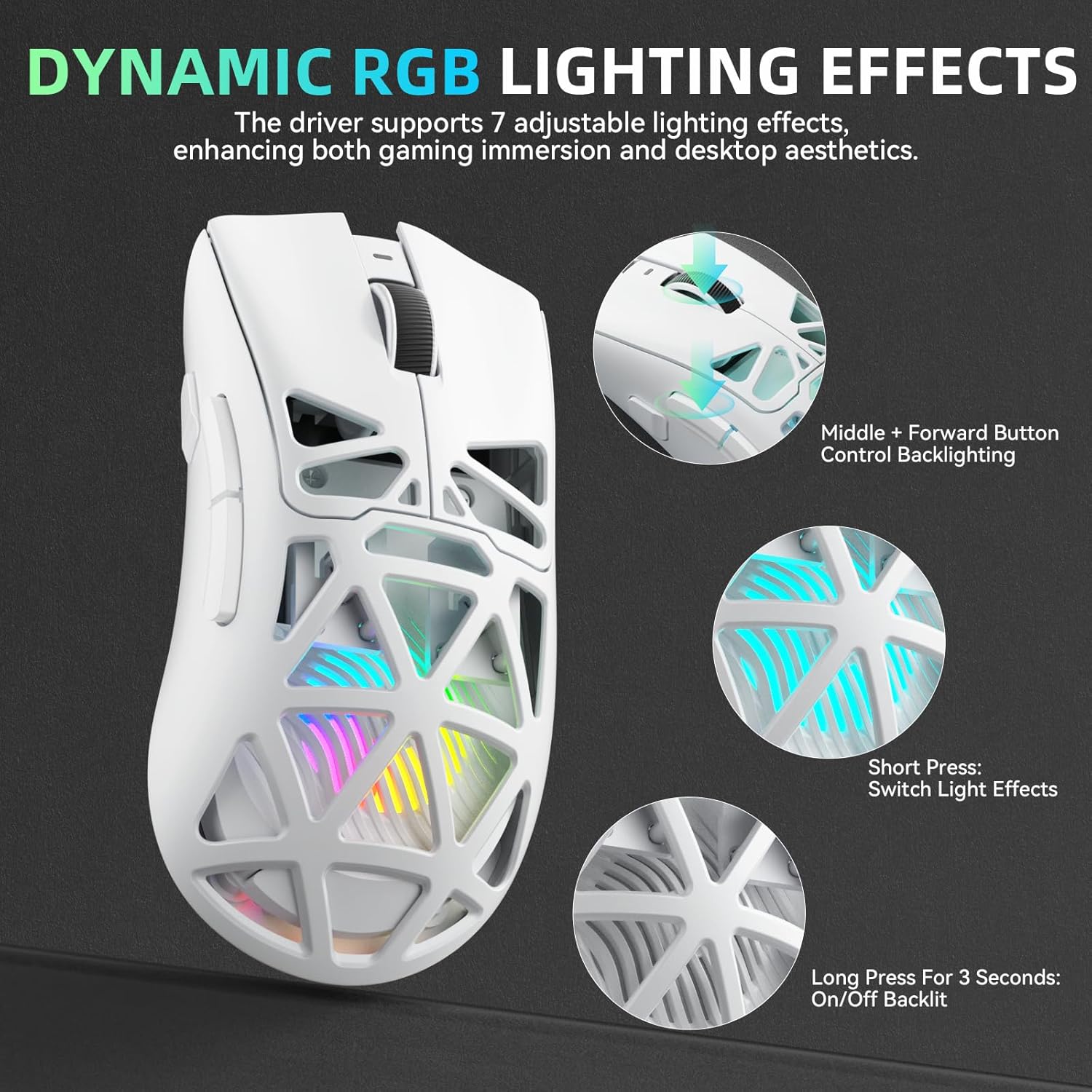 AULA SC620 New Gaming Mouse Wi - Esports Gaming Mouse Weight Adjustable ulasan dan harga