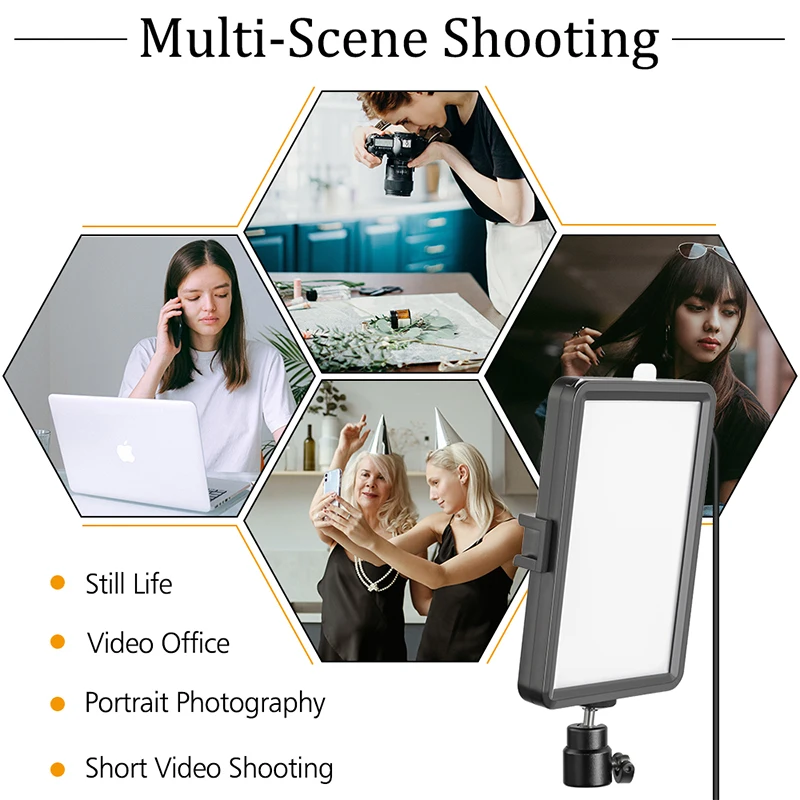 LED Video Light Dimmable Selfi - Led Light Panel Stream ulasan dan harga
