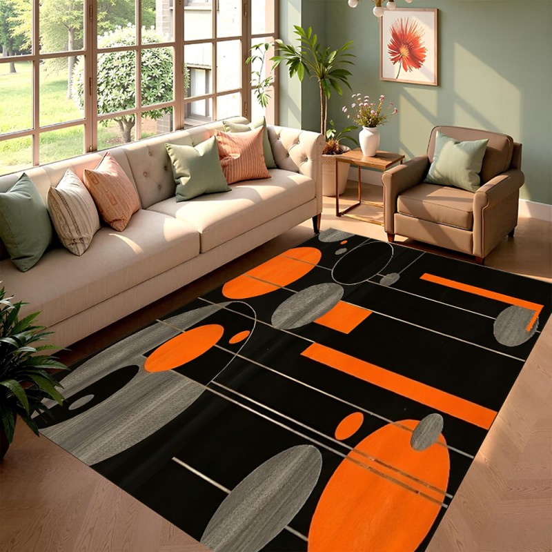 Gaming Room Black Orange Geome - Esports Gaming Hotel ulasan dan harga
