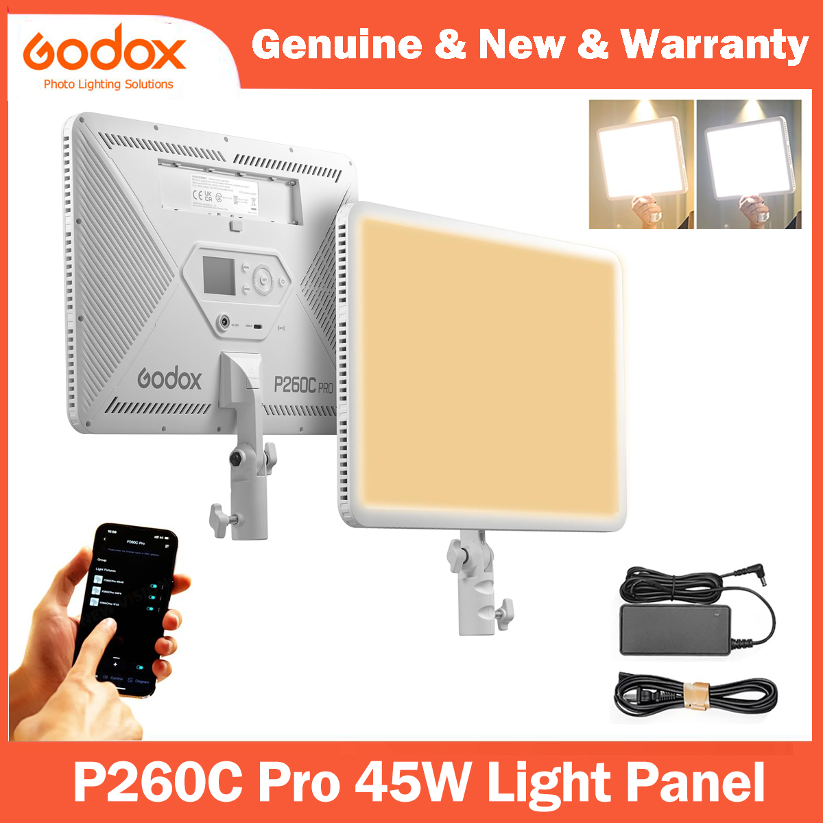Godox P260C Pro LED Video Ligh - Led Light Panel Stream ulasan dan harga