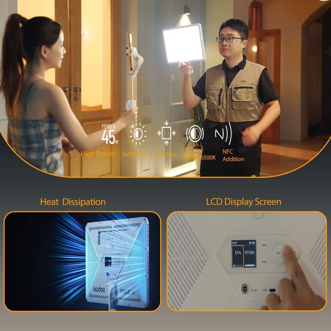 Godox P260C Pro LED Video Ligh - Led Light Panel Stream ulasan dan harga