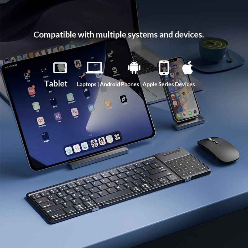 Mengzu Tri Fold Wireless Bluet - Esports Wireless Gaming Mouse ulasan dan harga