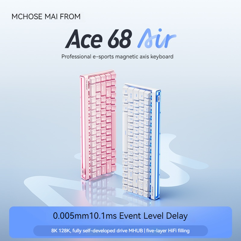 Mchose Ace68 Air Magnetic Axis - Esports Gaming Keyboard ulasan dan harga