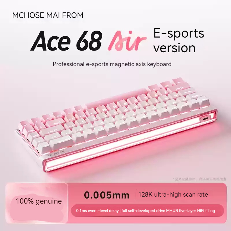 Mchose Ace68 Air Magnetic Axis - Esports Gaming Keyboard ulasan dan harga