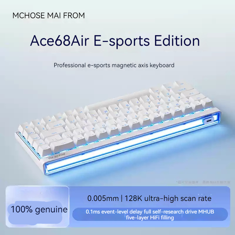 Mchose Ace68 Air Magnetic Axis - Esports Gaming Keyboard ulasan dan harga